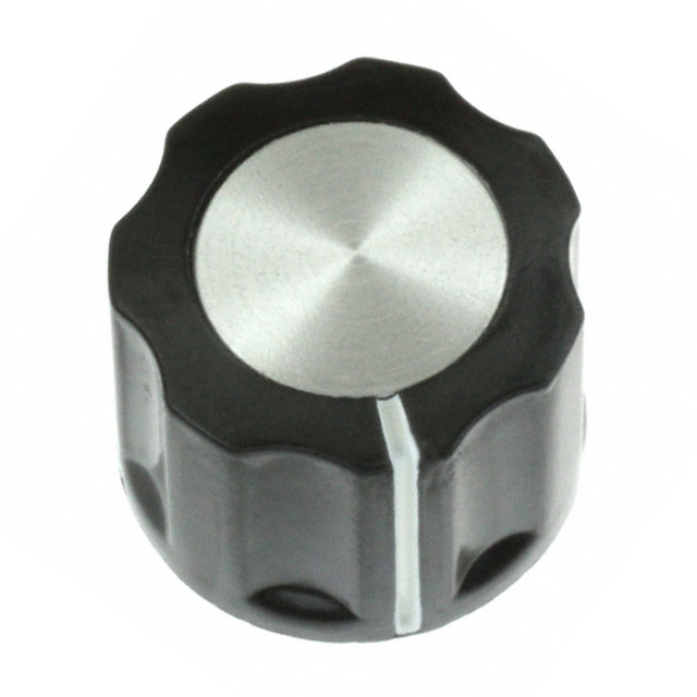 【PKE60B1/4】KNOB FLUTED 0.250" PLASTIC